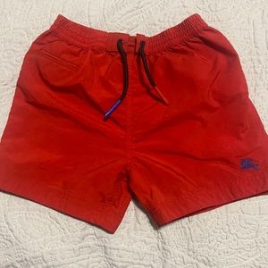 Red BURBERRY swimwear